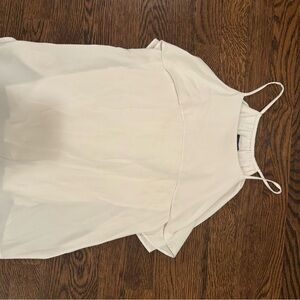 White Sleeveless Top
